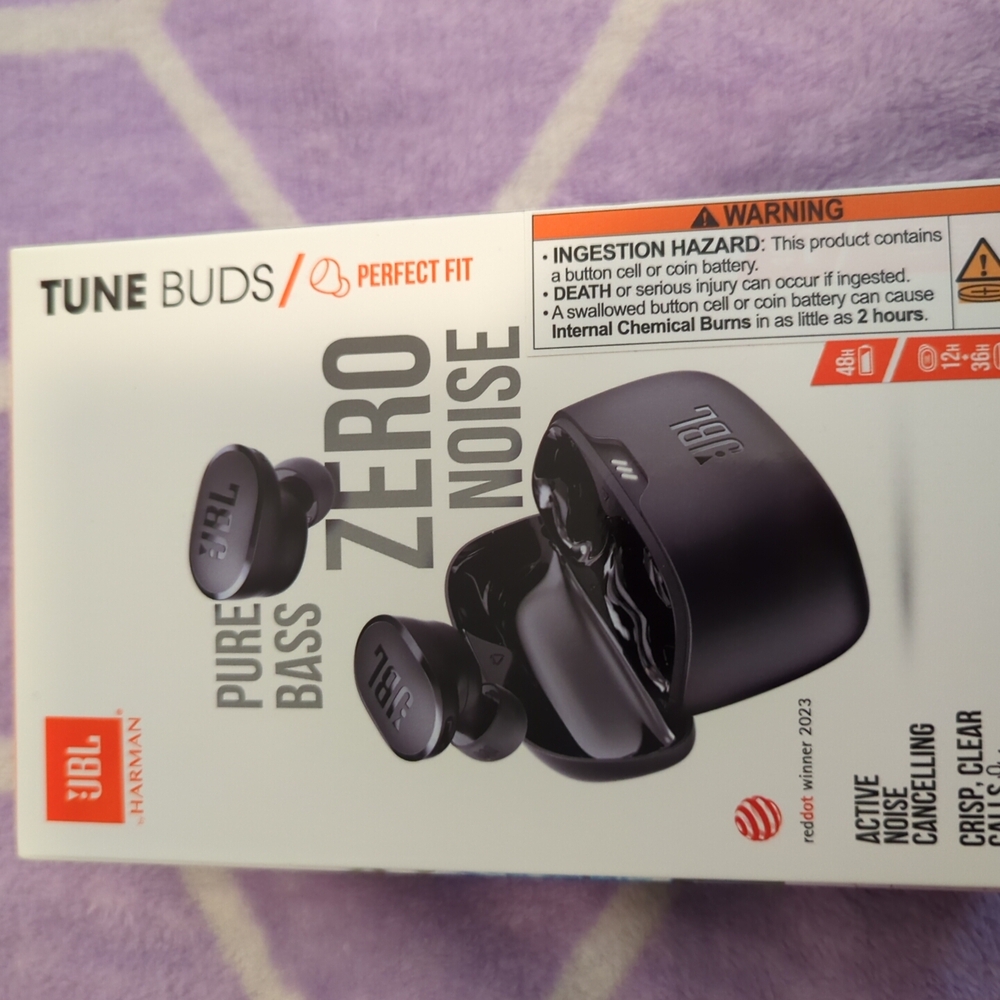 JBL Tune Buds Wireless Earbuds - Black